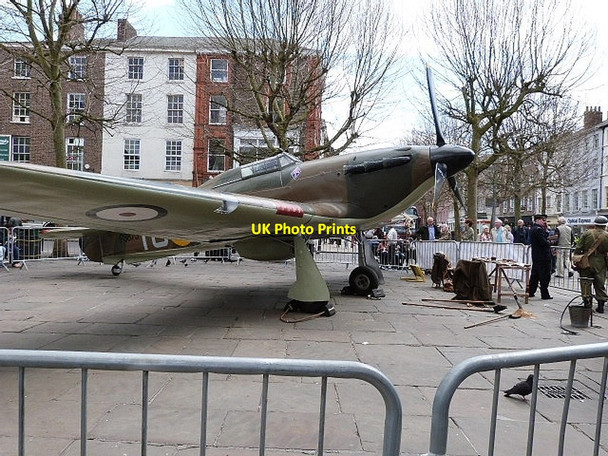 Photo 6"x4" Replica Hawker Hurricane, St. Sampson's Square, York York\/SE5951 c2013
