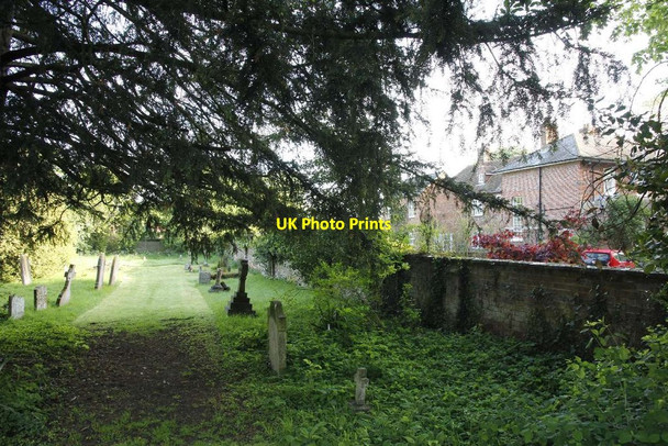 Photo 6"x4" Rectory over the wall Aston Rowant c2013