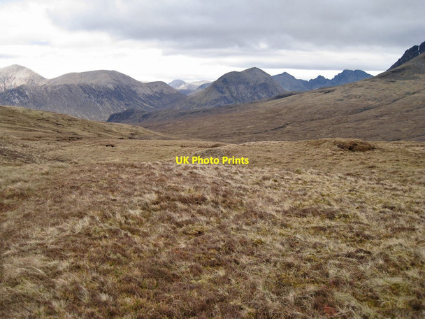 Photo 6"x4" East over Beinn na Gaoithe Beinn na Gaoithe c2013