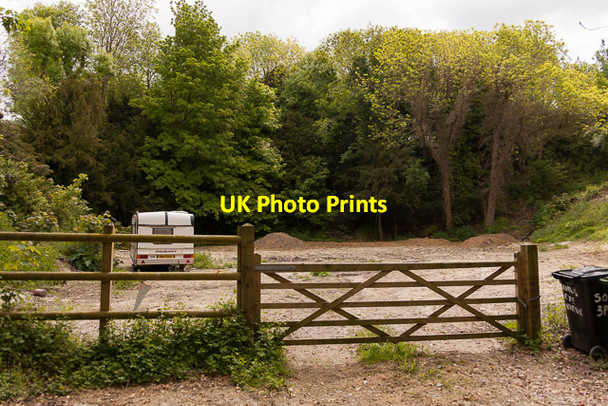 Photo 6"x4" Chalk Pit south of West Down Cottage Soberton c2013