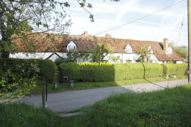 Photo 6"x4" Cottages by the church Aston Rowant c2013