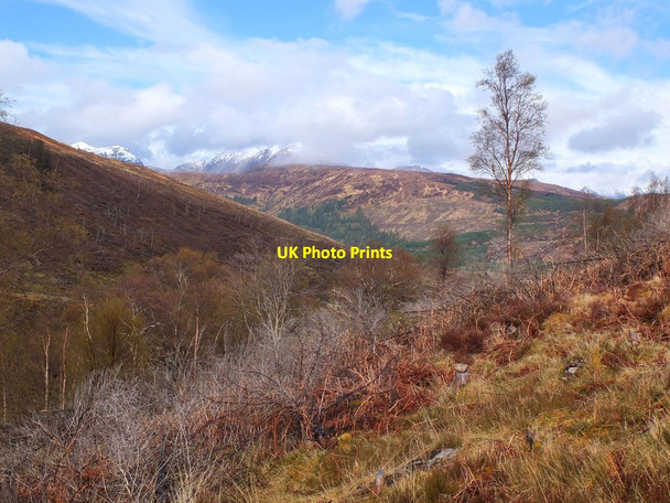 Photo 6"x4" Rough going in Coire a' Bh\u00c3\u00a0inidh Craig\/NH0349 c2013