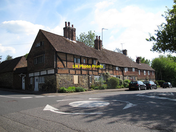 Photo 6"x4" Corner of Detillens Lane, Limpsfield Limpsfield c2013