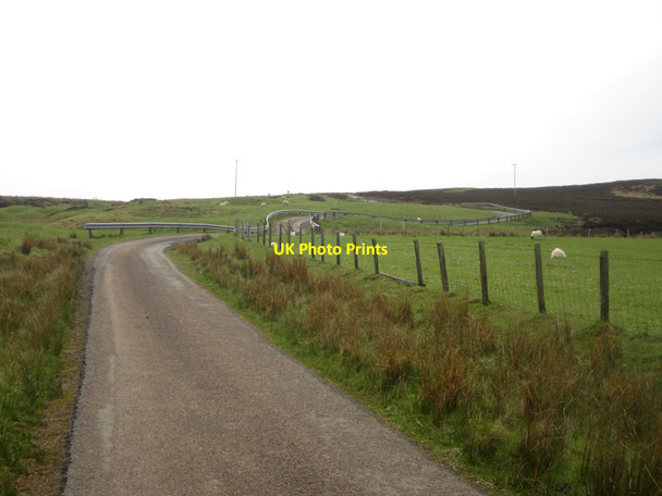 Photo 6"x4" Bends in the road to Chatton Sandyfords Hepburn c2013