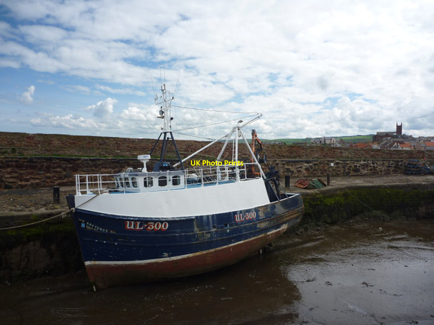Photo 6"x4" Coastal East Lothian : UL300 Arcturus At Cromwell Harbour, Dunbar Dunbar c2013