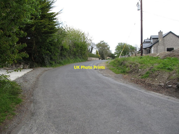 Photo 6"x4" Bend in the road at Lennonstown Kilcurly c2013