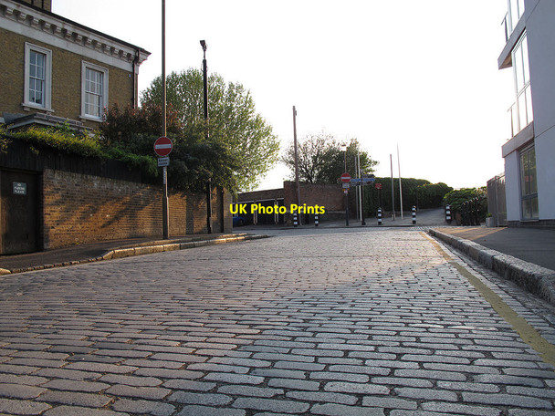 Photo 6"x4" Listed road surface, Pelton Road Greenwich\/TQ3977 c2013