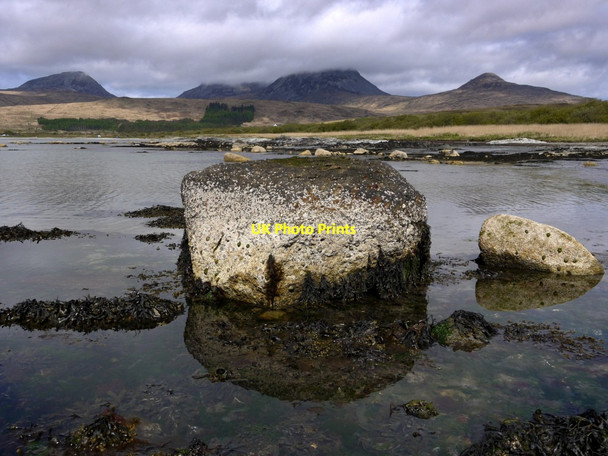 Photo 6"x4" The Paps of Jura from Loch na Mile Knockrome c2013
