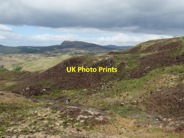 Photo 6"x4" Moorland above Glenelg Glenelg c2013