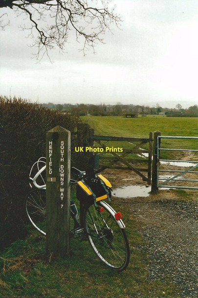 Photo 6"x4" One Mile to Henfield Bines Green c2004