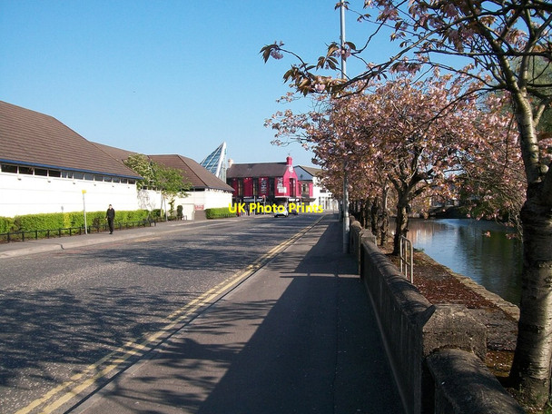 Photo 6"x4" View North along Buttercrane Quay, Newry Newry c2013