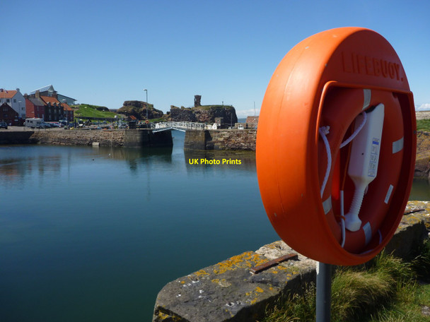 Photo 6"x4" Coastal East Lothian : Smile, Orange at Broad Haven, Dunbar Dunbar c2013