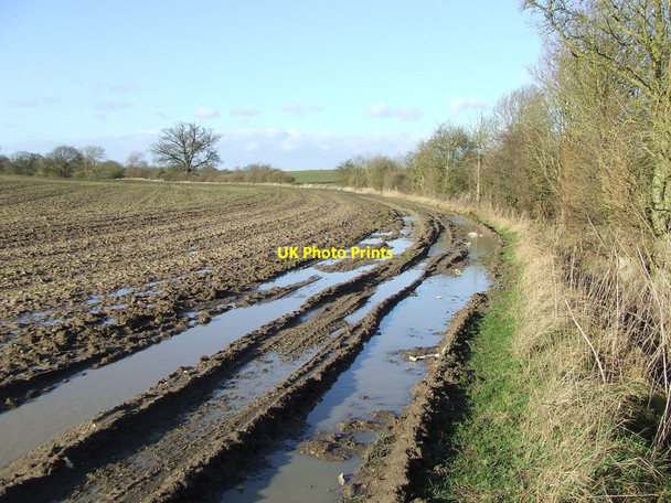 Photo 6"x4" Muddy Track Horham c2013