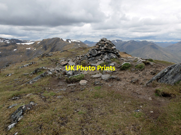 Photo 6"x4" Summit of Creag a' Mh\u00c3\u00a0im Creag a' Mh\u00e0im c2013
