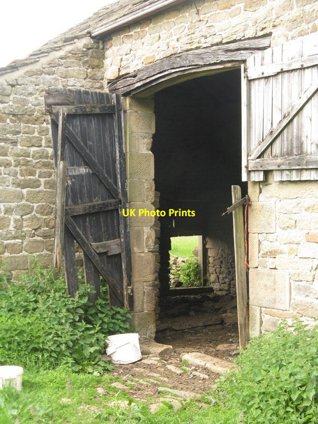Photo 6"x4" Ruined barn Hathersage c2013