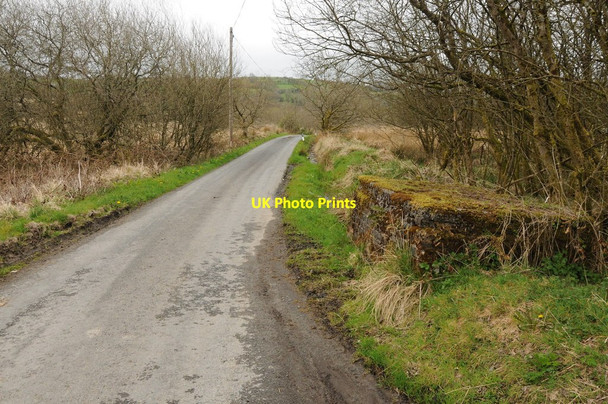 Photo 6"x4" Milk churn stand near Bleanmarlais Crugybar c2013