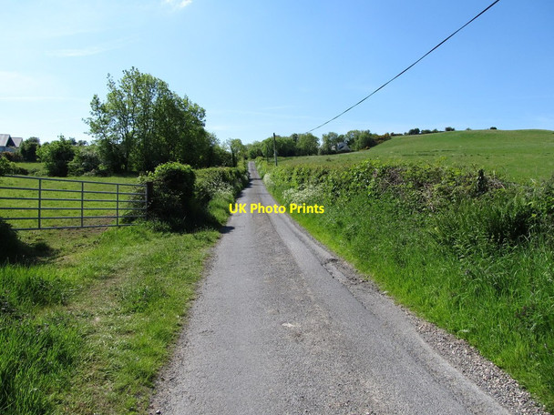 Photo 6"x4" View due south along Carewamean Road Faughart Upper c2013