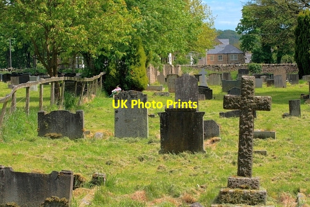 Photo 6"x4" Wolsingham Cemetery Upper Town\/NZ0737 c2013