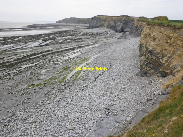 Photo 6"x4" Wave cut beach, near Kilve Kilve c2013