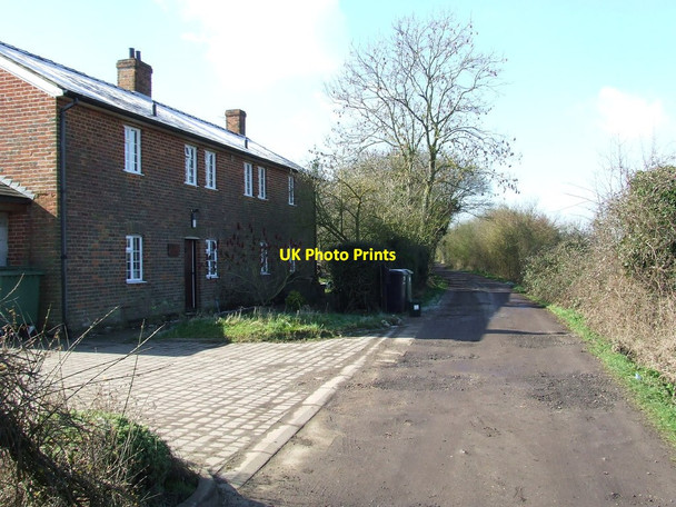 Photo 6"x4" Cottages On Church Lane Toppesfield c2013