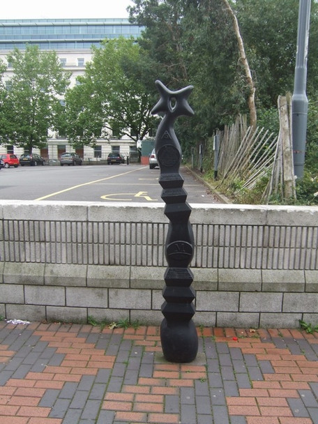 Photo 6"x4" Sustrans Millennium Milepost Lee Bank c2008