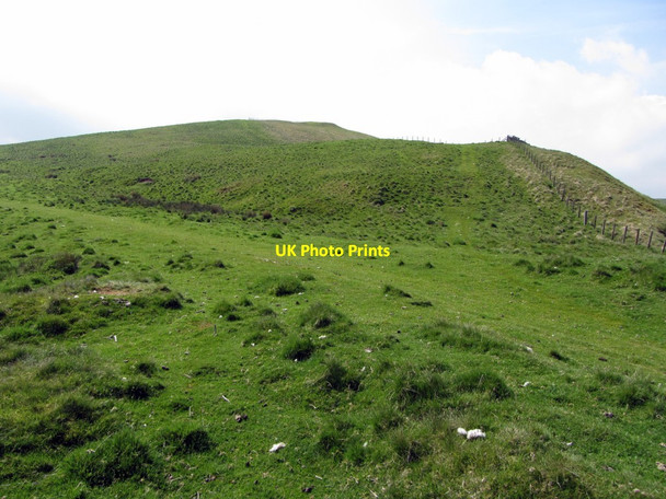 Photo 6"x4" Hunthall Hill above Dere Street Upper Hindhope c2013