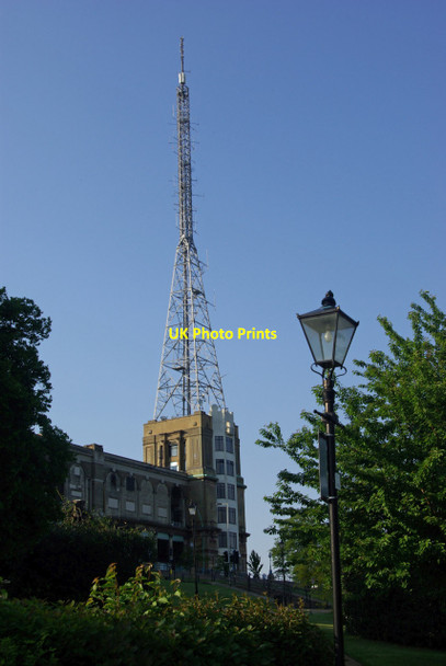 Photo 6"x4" Alexandra Palace Mast Wood Green\/TQ3090 c2013
