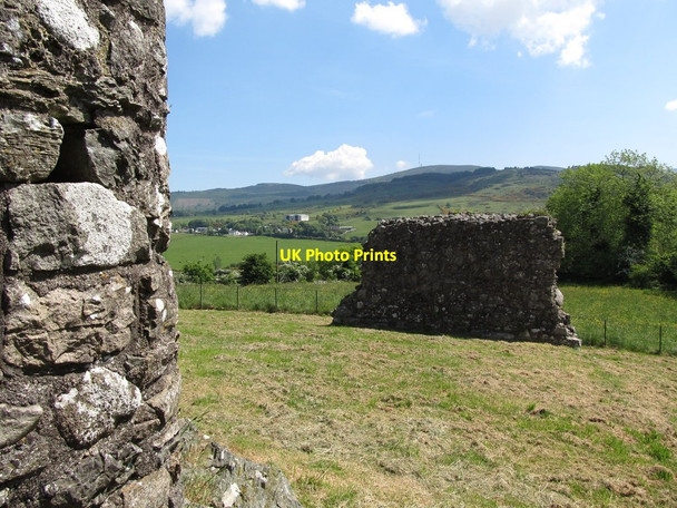 Photo 6"x4" Remnant of the bawn wall of Moyry Castle Faughart Upper c2013