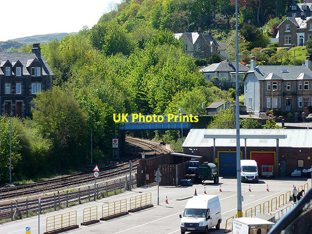 Photo 6"x4" Railway entering Oban Oban\/NM8630 c2013