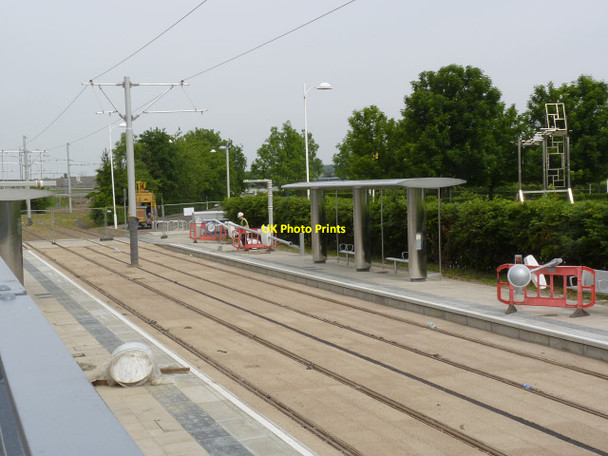 Photo 6"x4" Tram stop for the Gyle Centre Gogar\/NT1672 c2013