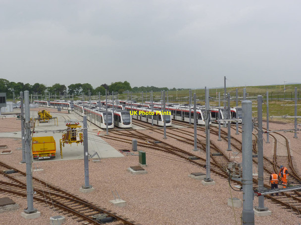 Photo 6"x4" Trams at Gogar Depot Gogar\/NT1672 c2013