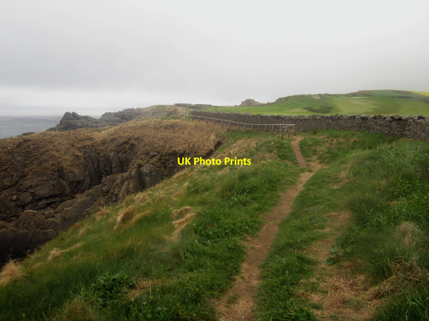 Photo 6"x4" The Berwickshire Coast Path near Eyemouth Golf Club Eyemouth c2013
