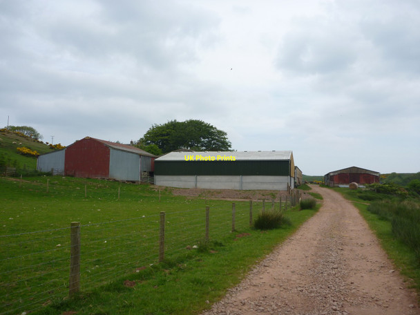 Photo 6"x4" Rural East Lothian : Farm Sheds At Stottencleugh, near Oldhamstocks Oldhamstocks c2013