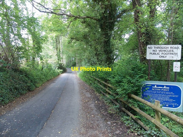 Photo 6"x4" River Wye access point, Llyswen Boughrood c2013