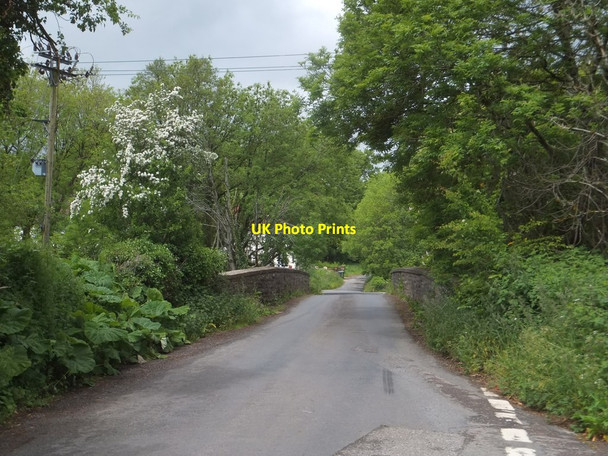 Photo 6"x4" Drayford Bridge over Little Dart River Drayford c2013