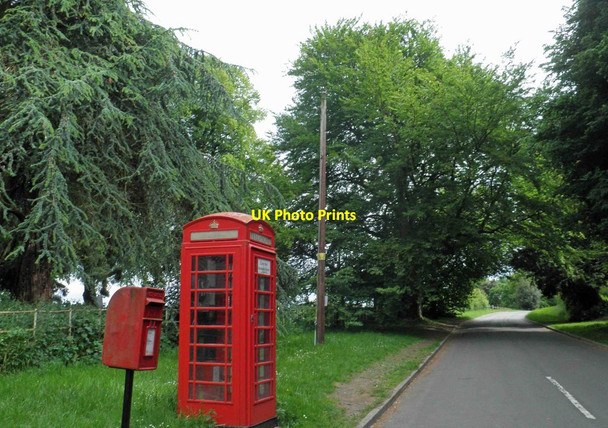 Photo 6"x4" Phone box and post box, Lychgate Lane,  Aston Flamville Aston Flamville c2013