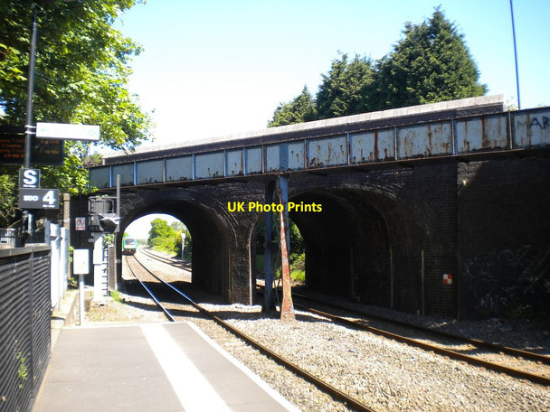 Photo 6"x4" Broad Lane bridge north of Bloxwich North station Bloxwich c2013