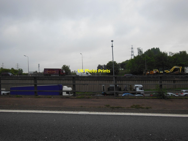Photo 6"x4" Slow moving traffic on the M25 Cheshunt c2013