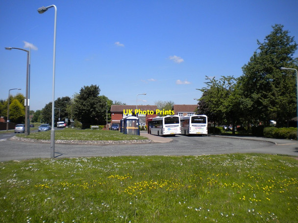 Photo 6"x4" Bus turning circle, Pendeford Pendeford c2013
