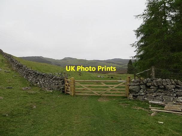 Photo 6"x4" New gate Garbh Chreag c2013