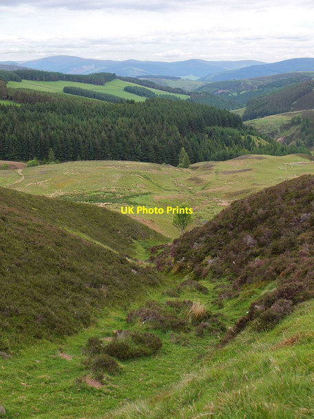 Photo 6"x4" Peat Burn Glenshiel Banks c2013