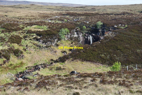 Photo 6"x4" A fall on Achriesgill Water Achriesgill c2013