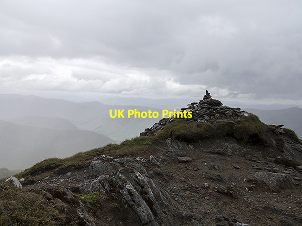 Photo 6"x4" Summit cairn, Meall Garbh Creag a' Bhuic c2013