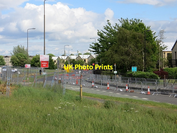Photo 6"x4" Roadworks, Broomhouse Saughton c2013