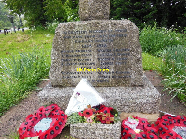 Photo 6"x4" The War Memorial at Caxton Caxton c2013