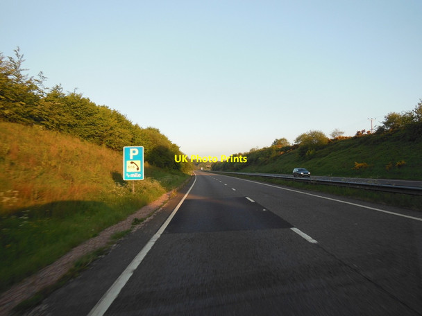 Photo 6"x4" The A30 westbound Longdown\/SX8691 c2013