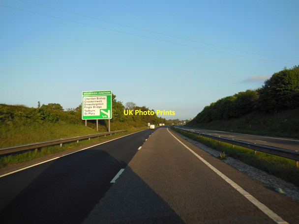 Photo 6"x4" The A30 westbound near Middlehill Town Barton c2013