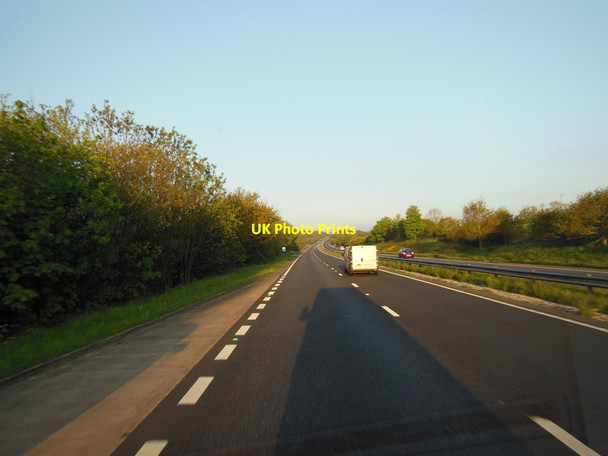 Photo 6"x4" The A30 westbound near Honeyford Farm Crockernwell c2013