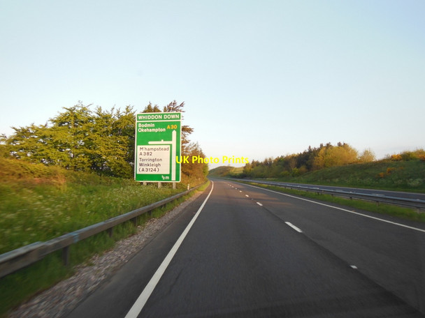 Photo 6"x4" The A30 towards Whiddon Down Whiddon Down c2013
