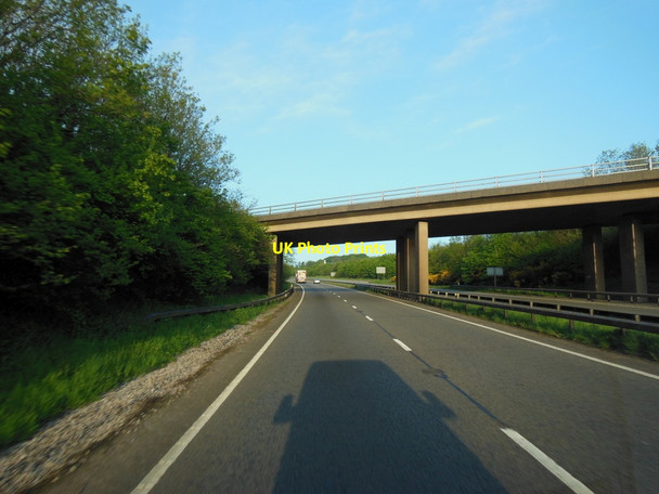 Photo 6"x4" The A30 westbound goes under the B3260 Meldon\/SX5592 c2013